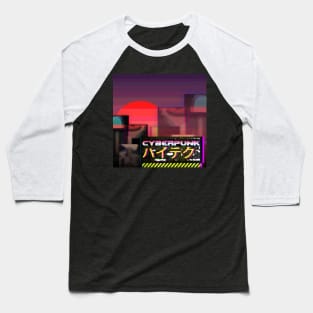 Sci fi sunset Baseball T-Shirt